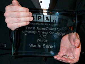 Wasiu-Seriki-Parking-Award-Nov-2012